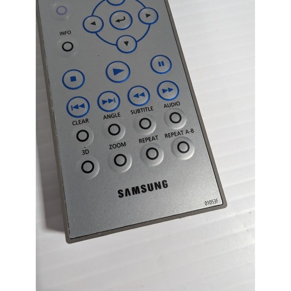 Samsung DVD-L200 Portable DVD Player Remote 01053F and Instruction Manual Silver - Picture 6 of 6
